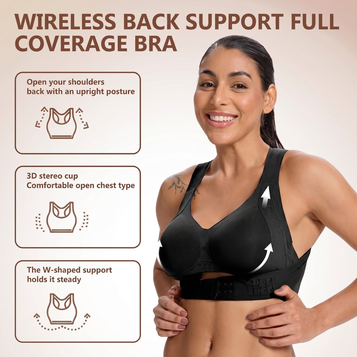 Posture-Correction Bra — Back Support & Lift